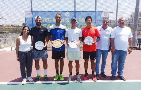 טורניר הטניס הבינלאומי (ITF) שנערך בכפר סבא הסתיים בניצחונו של טניסאי ישראלי